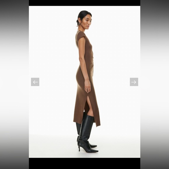 Aritzia Wilfred Fortune Maxi lilac dress size Medium - Picture 6 of 9